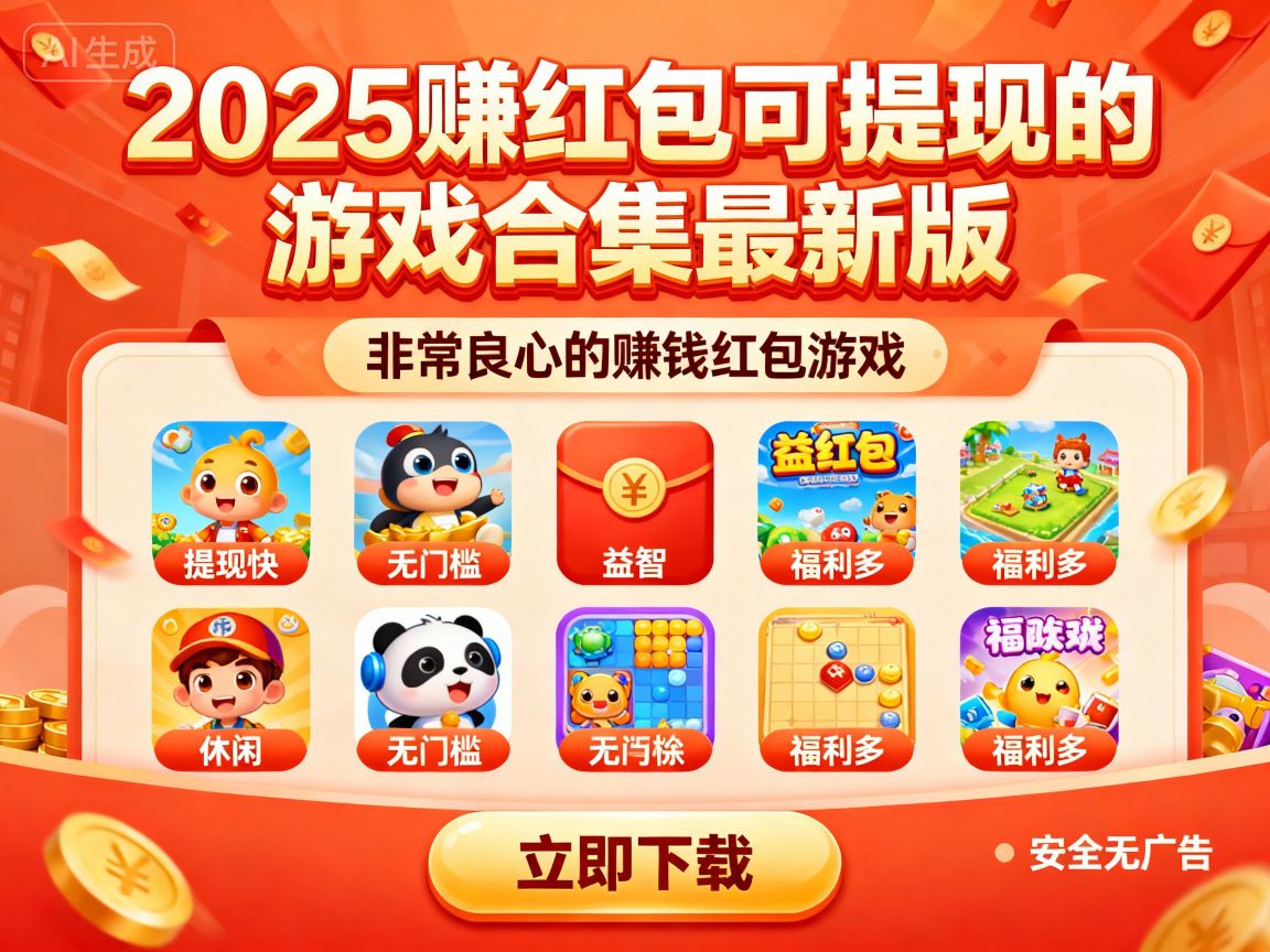 2025最新可提现!赚红包游戏合集(良心推荐) 2025最新可提现!赚红包游戏合集(良心推荐)