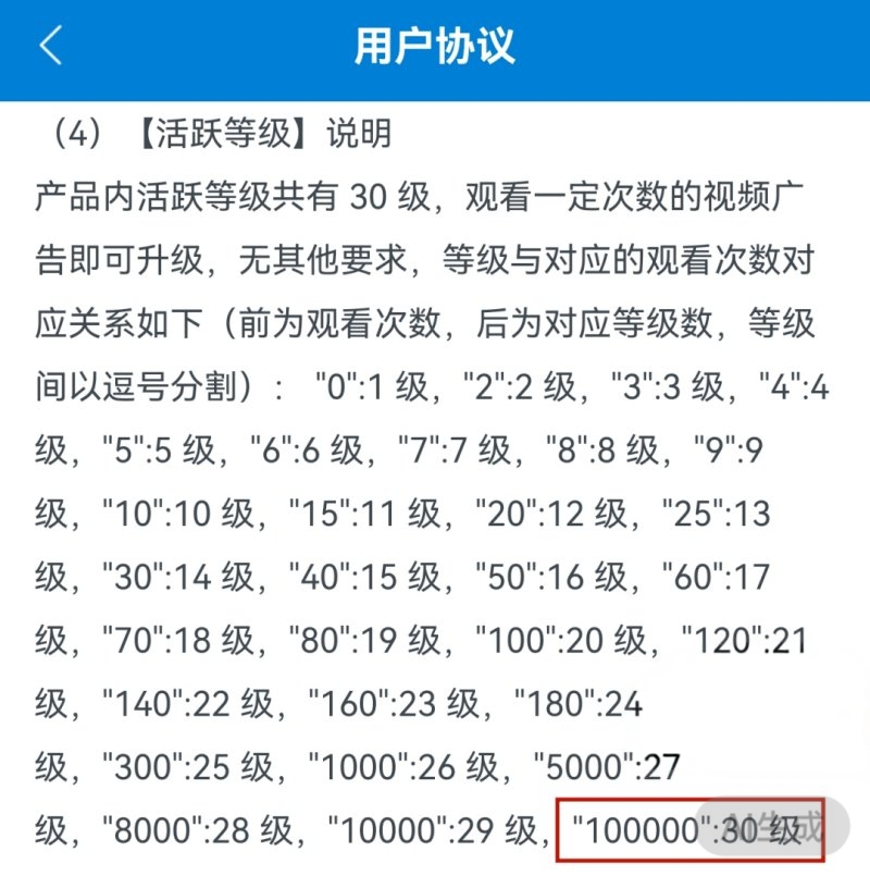 活跃等级规则 活跃等级规则