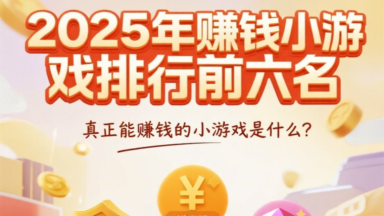 真正能赚钱的小游戏有哪些?2025口碑排行榜前六,亲测无坑 真正能赚钱的小游戏有哪些?2025口碑排行榜前六,亲测无坑
