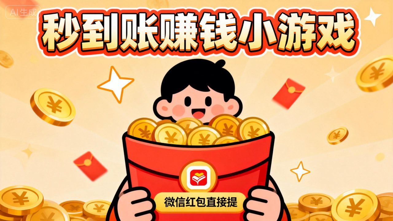 秒到账赚钱小游戏 微信红包直接提